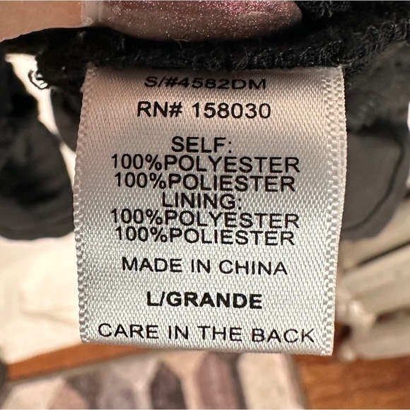 Love Stitch Black Dress Smocked Puff Sleeve Babydoll Mini Dress w/ Ruffle Hem - Picture 4 of 16